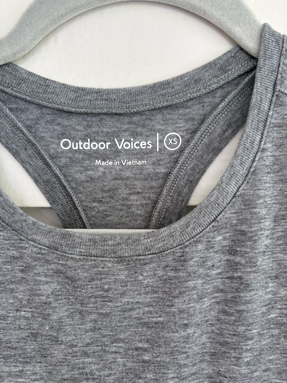 Outdoor Voices Active Lounge Grey Sleeveless Tank Size XS Great Condition - Picture 2 of 4